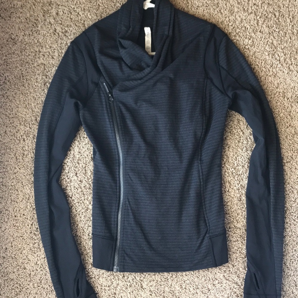 Lululemon Heather Striped Wrap Jacket